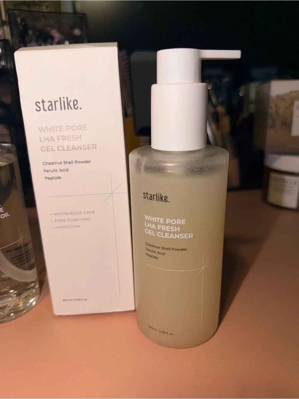 2 items: Starlike Black Pore Cleansing Oil & Starlike White Pore Gel Cleanser